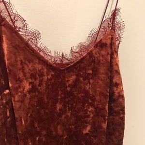 UO velvet cami